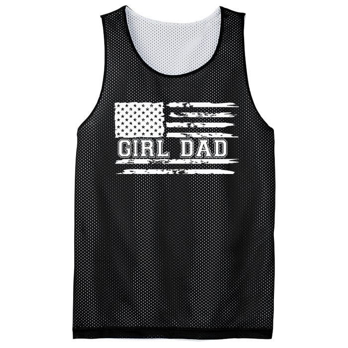 Proud Dad Of Girl Father Of For Dad Xmas Mesh Reversible Basketball Jersey Tank