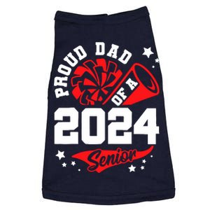 Proud Dad Of A 2024 Senior Cheer Dad Graduation Party Doggie Tank