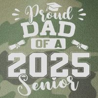 Proud Dad Of A 2025 Senior Graduation Class Of 2025 Legacy Tie Dye Trucker Hat
