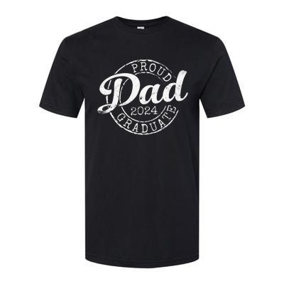 Proud Dad Of 2024 Graduate Father Senior 24 Softstyle® CVC T-Shirt