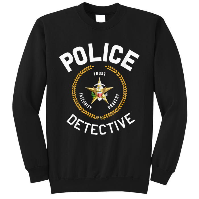 Police Detective Officer Badge Uniform LEO Cops Sweatshirt