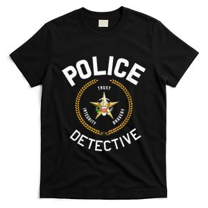 Police Detective Officer Badge Uniform LEO Cops T-Shirt