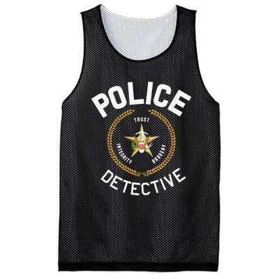 Police Detective Officer Badge Uniform LEO Cops Mesh Reversible Basketball Jersey Tank