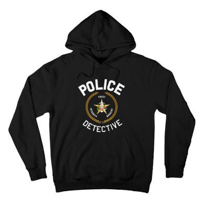 Police Detective Officer Badge Uniform LEO Cops Tall Hoodie