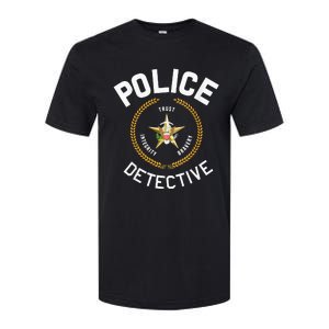 Police Detective Officer Badge Uniform LEO Cops Softstyle CVC T-Shirt