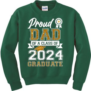 Proud Dad Of The Class Of 2024 Graduate Kids Sweatshirt