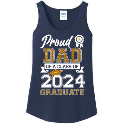 Proud Dad Of The Class Of 2024 Graduate Ladies Essential Tank