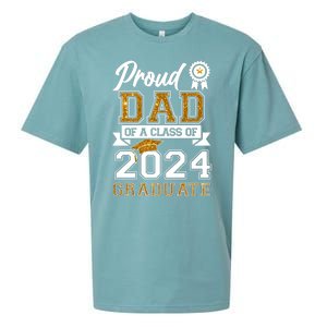 Proud Dad Of The Class Of 2024 Graduate Sueded Cloud Jersey T-Shirt