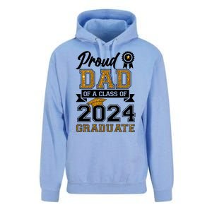 Proud Dad Of The Class Of 2024 Graduate Unisex Surf Hoodie