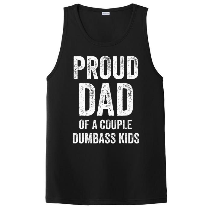 Proud Dad Of A Couple Dumbass PosiCharge Competitor Tank