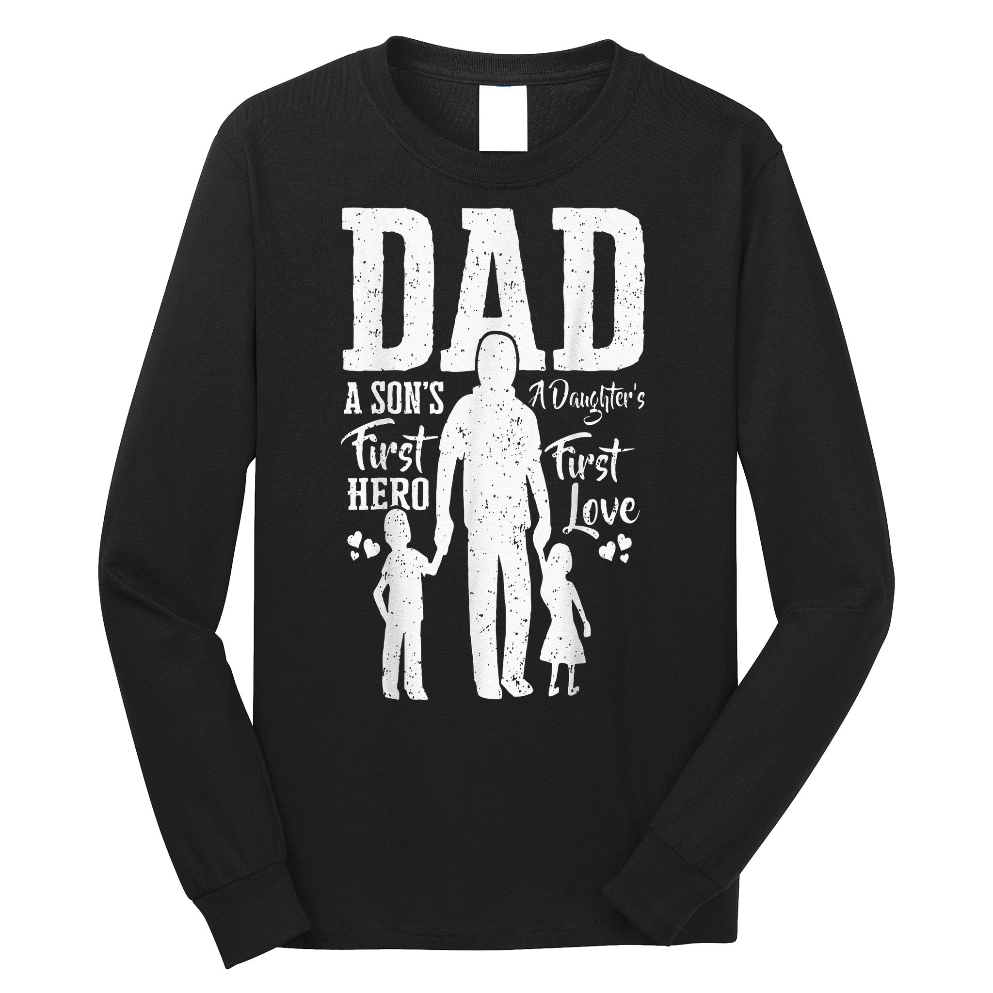 Proud Dad Of Twins Best Fathers Day Gift From Son Long Sleeve Shirt