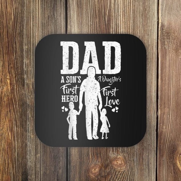 Proud Dad Of Twins Best Fathers Day Gift From Son Coaster