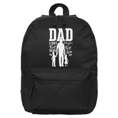 Proud Dad Of Twins Best Fathers Day Gift From Son 16 in Basic Backpack