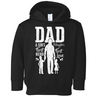 Proud Dad Of Twins Best Fathers Day Gift From Son Toddler Hoodie