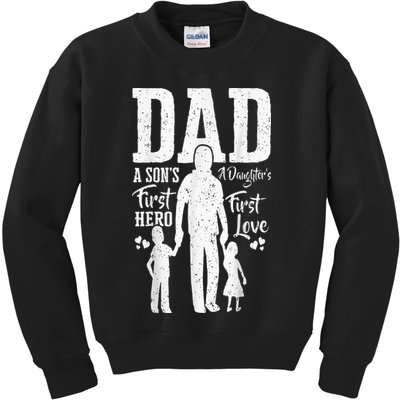Proud Dad Of Twins Best Fathers Day Gift From Son Kids Sweatshirt