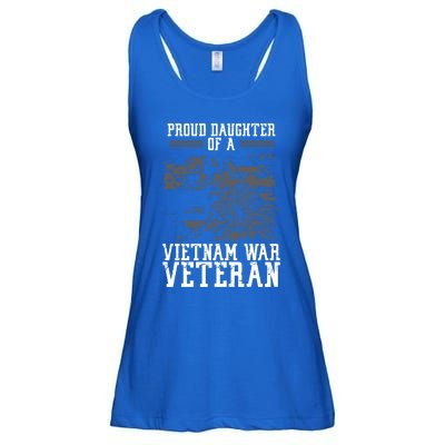 Proud Daughter Of A Vietnam War Veteran Soldier Veteran Day Cute Gift Ladies Essential Flowy Tank