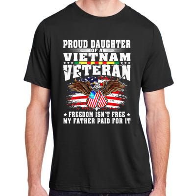 Proud Daughter Of A Vietnam Veteran Freedom IsnT Free Gift Adult ChromaSoft Performance T-Shirt