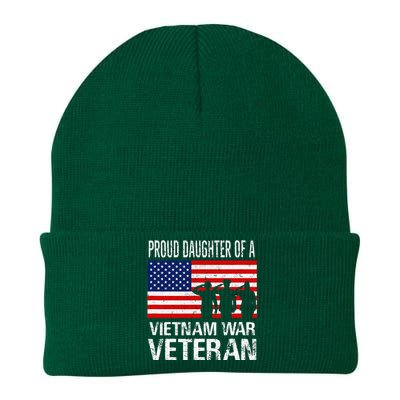 Proud Daughter Of A Vietnam War Veteran Knit Cap Winter Beanie