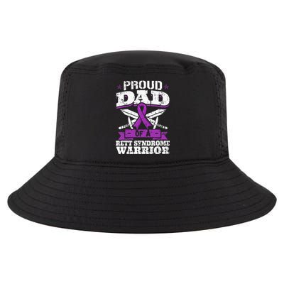 Proud Dad Of A Rett Syndrome Warrior RTT Awareness Daddy Cool Comfort Performance Bucket Hat