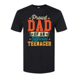 Proud Dad Of Teenager 13th Birthday Gift Boy Girl Softstyle CVC T-Shirt