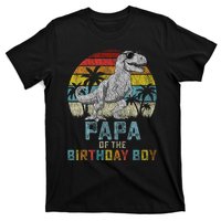 Papa Dinosaur Of The Birthday Matching Family T-Shirt