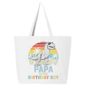 Papa Dinosaur Of The Birthday Matching Family 25L Jumbo Tote