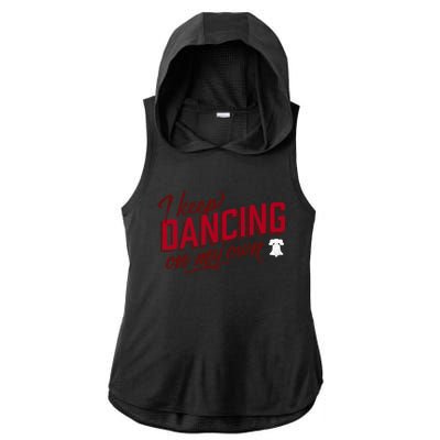 Philly Dancing On My Own Ladies PosiCharge Tri-Blend Wicking Draft Hoodie Tank