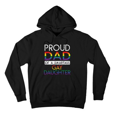 Proud Dad Of A Gay Daughter Straight Ally LGBTQ Pride Month Hoodie