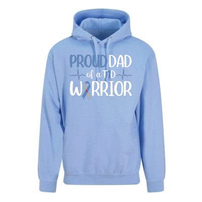 Proud Dad Of A T1d Warrior Unisex Surf Hoodie