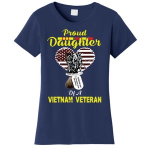 Proud Daughter Of A Vietnam Veteran T Veterans Day Women's T-Shirt