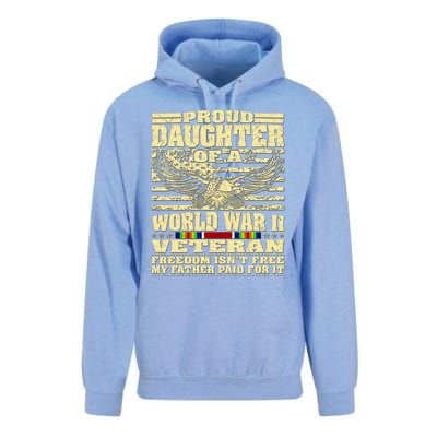 Proud Daughter Of A World War 2 Veteran Freedom IsnT Free Gift Unisex Surf Hoodie