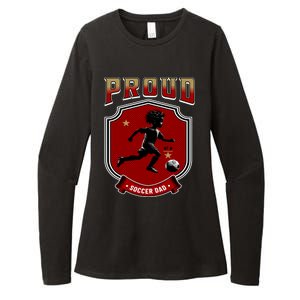 Proud Dad Of Soccer Player Soccer Dad Class Of 2025 Womens CVC Long Sleeve Shirt