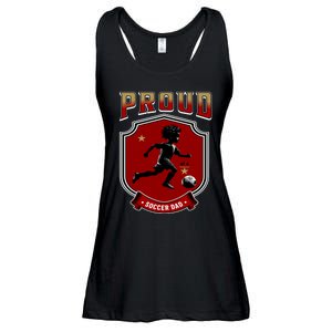 Proud Dad Of Soccer Player Soccer Dad Class Of 2025 Ladies Essential Flowy Tank