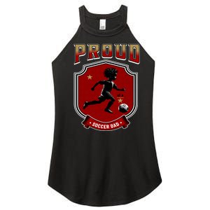 Proud Dad Of Soccer Player Soccer Dad Class Of 2025 Women's Perfect Tri Rocker Tank