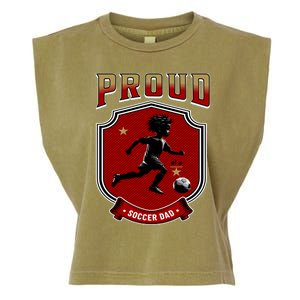 Proud Dad Of Soccer Player Soccer Dad Class Of 2025 Garment-Dyed Women's Muscle Tee