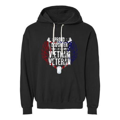 Proud Daughter Of A Vietnam Veteran Garment-Dyed Fleece Hoodie