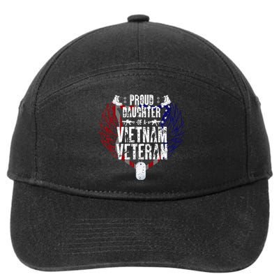 Proud Daughter Of A Vietnam Veteran 7-Panel Snapback Hat