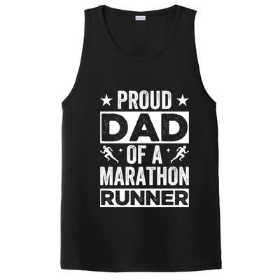 Proud Dad Of A Marathon Runner Son Father Of Son Runner Great Gift PosiCharge Competitor Tank