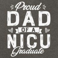 Proud Dad Of A NICU Graduate Father's Day Nicu Dad Cotton Canvas Backpack