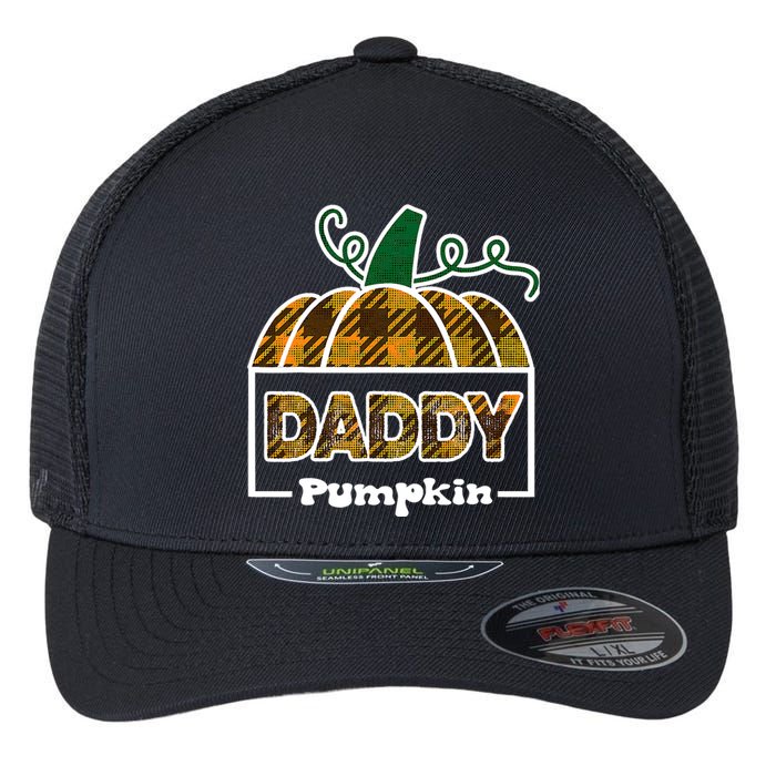 Pumpkin Dad Of The Patch Family Matching Daddy Halloween Flexfit Unipanel Trucker Cap