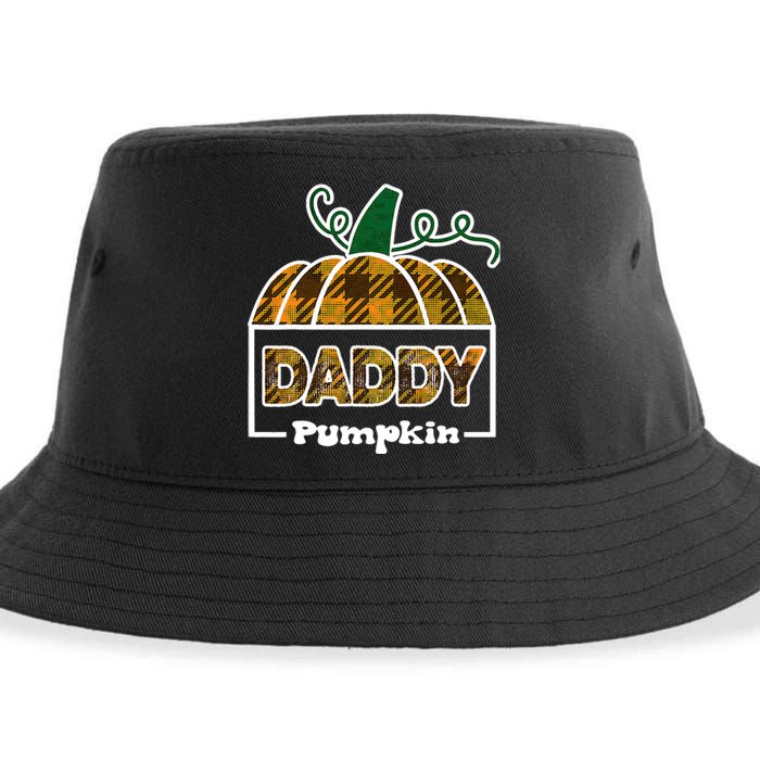 Pumpkin Dad Of The Patch Family Matching Daddy Halloween Sustainable Bucket Hat