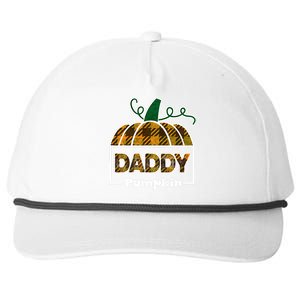 Pumpkin Dad Of The Patch Family Matching Daddy Halloween Snapback Five-Panel Rope Hat