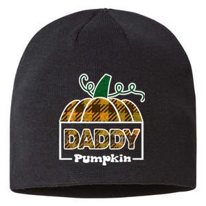 Pumpkin Dad Of The Patch Family Matching Daddy Halloween Sustainable Beanie