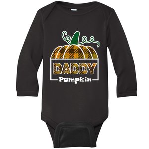 Pumpkin Dad Of The Patch Family Matching Daddy Halloween Baby Long Sleeve Bodysuit