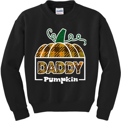 Pumpkin Dad Of The Patch Family Matching Daddy Halloween Kids Sweatshirt