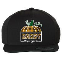 Pumpkin Dad Of The Patch Family Matching Daddy Halloween Wool Snapback Cap