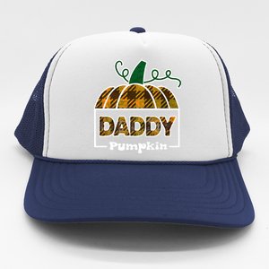 Pumpkin Dad Of The Patch Family Matching Daddy Halloween Trucker Hat