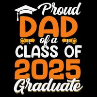 Proud Dad Of A 2025 Graduate Dad Graduation Senior 2025 Impact Tech Backpack