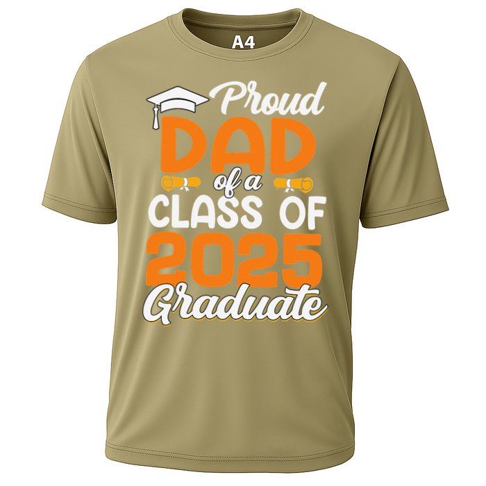 Proud Dad Of A 2025 Graduate Dad Graduation Senior 2025 Cooling Performance Crew T-Shirt
