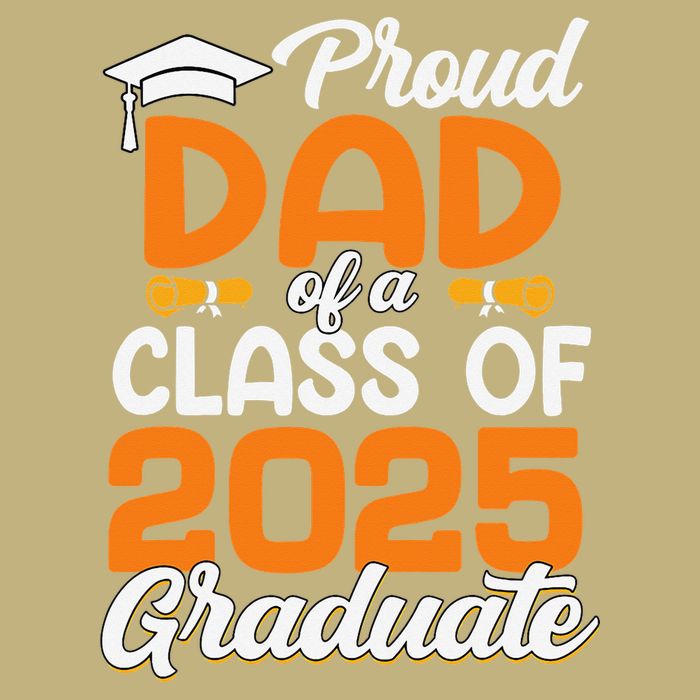 Proud Dad Of A 2025 Graduate Dad Graduation Senior 2025 Cooling Performance Crew T-Shirt